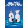 Gece Görüşlü Akıllı Dönebilen Ev Kamerası Ampül Kamera