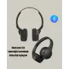 Geniş Frekans Aralıklı Bluetooth Kulak Üstü Kulaklık