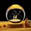 Geyik Tasarımlı USBli Cam Küre