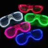 Glow Model Led Işıklı Parti Gözlüğü 3 Modlu 5 Renk 5 Adet