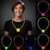 Karanlıkta Yanan Glow Stick Yıldız Kolye - 6 Adet