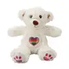Gökkuşağı Kalpli Peluş Ayı 30 cm