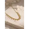 Gold Pirinç Yonca Model Kadın Kolye