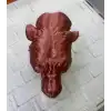 Gold Red Jaguar Başı Duvar Aksesuarı Asılabilir Dekoratif 20x16 Cm