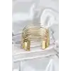 Gold Renk Pirinç Kaburga Model Kadın Bileklik