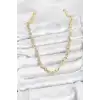 Gold Renk Pirinç Tifani Model Kadın Kolye