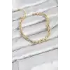 Gold Renk Tifani Model Pirinç Kadın Bileklik
