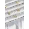 Gold Renk Yonca Model VIP Seri Kadın Kolye