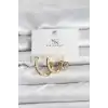 Gold Renk Zirkon Taşlı Kadın Küpe
