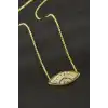 Göz Zirkon Taşlı Kolye