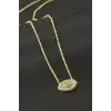 Göz Zirkon Taşlı Kolye