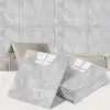 Gri Mermer Desen Duvar Sticker (30x30)