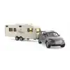Gri Metal Araçlı Karavan Mk1021