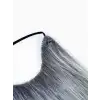 Gri Renk Lastikli Uzun Takma Sakal 40 cm