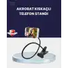 Güçlü Mandallı Akrobat Telefon Tutucu Masa Araç Uyumlu