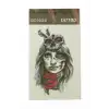 Gül Kuru Kafa Tattoo Dövme Sticker