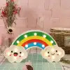 Gülen Bulutlu Gökkuşağı LED Gece Lambası