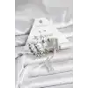 Gümüş Renk Pirinç 6lı Kadın Küpe Seti