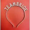 Gümüş Renk Team Bride Taç – Gelin ve Nedime Tacı