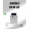 Güneş Enerjili Dış Mekan Sensörlü Duvar Lambası IP65 Su Geçirmez
