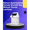 Güneş Enerjili Hareket Sensörlü Duvar Lambası