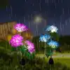 Güneş Enerjili Kazıklı Çiçek LED Lamba