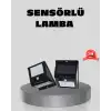 Güneş Enerjili Sensörlü Dış Mekan Duvar Lambası – 3 Modlu, 2200mAh Pil, 120° Algılama