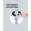 Güneş Paneliyle Şarj Olan Katlanabilir LED Çadır Lambası – 5 Kademeli Aydınlatma