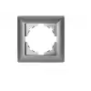 Visage Ambiance Gümüş 1 Li Çerçeve - Priz ve Anahtar İçin Uyumlu Çerçeve