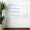 Haftalık Planlayıcı Manyetik Duvar Stickerı Takvim 56 cm x 70 cm