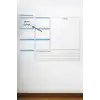 Haftalık Planlayıcı Manyetik Duvar Stickerı Takvim 100 Cm X 60 Cm