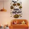 Halloween Temalı Balkabaklı Duvar Sticker Seti
