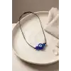Handmade Bohem Mavi Nazar Kolye