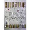 Happy Birthday To You Flama Bayrak Süsü