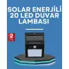 Hareket Algılamalı Solar Led Güvenlik Lambası