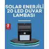 Hareket Algılamalı Solar LED Güvenlik Lambası