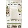 Hareket Sensörlü Büyük 20L Çöp Kovası UV Işıklı