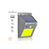 Solar 48 LED Bahçe Lambası - Geniş Açılı Panel - Duvara Monte