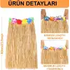 Hawaii Tarzı Hula Eteği – 60 cm Hasır Natural Etek