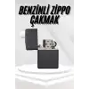 Hediyelik Zarif Model Siyah Benzinli Çakmak