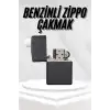 Hediyelik Zarif Model Siyah Benzinli Çakmak