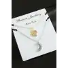 Hilal Yıldız Çift Zirkon Taşlı Kolye