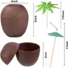 Hindistan Cevizi Pipetli Bardak