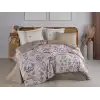 Hobby Çift Kişilik Poplin Nevresim Anabel Gri