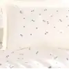 Hobby Çift Kişilik Poplin Premium Nakışlı Nevresim Spring Krem