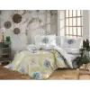 Hobby Kingsize Poplin Nevresim Amanda Sarı