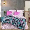 Hobby Kingsize Poplin Nevresim Monstera Fuşya