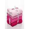 Hobby Rainbow 4´lü Havlu Seti Pembe