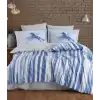 Hobby Tek Kişilik Poplin Nevresim Takımı Cascade Mavi
