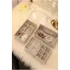 Üç Katlı Çekmeceli Takı Kozmetik Organizer